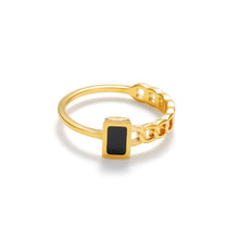 Load image into Gallery viewer, Midnight Link Onyx Ring