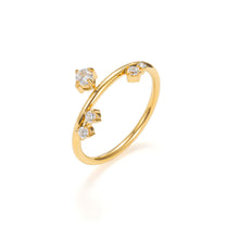 Load image into Gallery viewer, Starlit Trio Dangle Ring