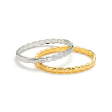 Load image into Gallery viewer, sculptural Capsule Hinged Bangle