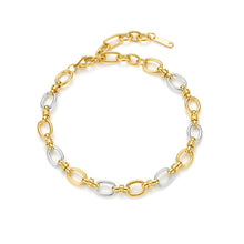 Load image into Gallery viewer, Two-Tone Oval Harmony Link Bracelet