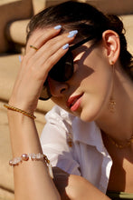 Load image into Gallery viewer, White Quartz Crystal Freshwater Pearl Bracelet