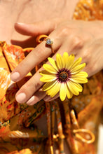 Load image into Gallery viewer, Gold Heart CZ Ring