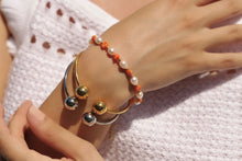Load image into Gallery viewer, Star Shell Bead Pearl Bracelet