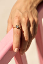 Load image into Gallery viewer, Gold Heart CZ Ring