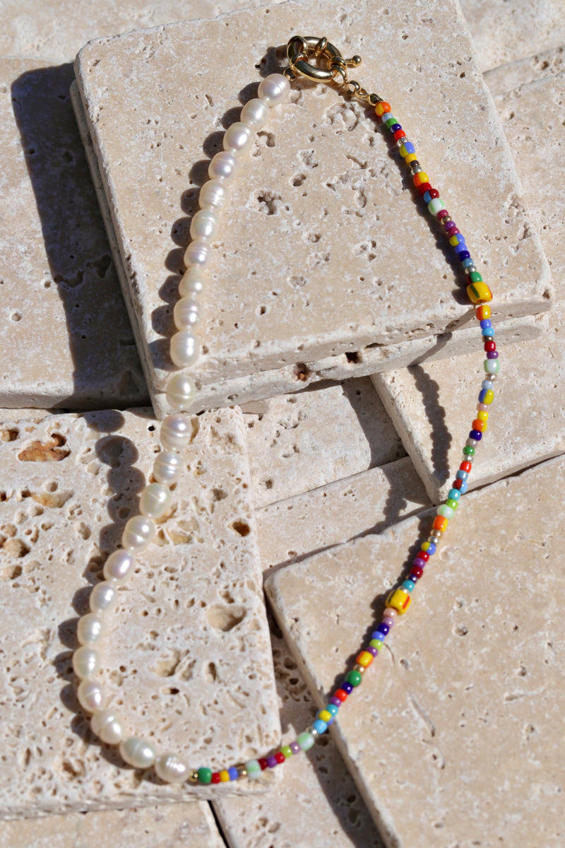 NY発！ Bold Pearl Beaded Necklace【Shapes Studio】国内配送 NY発！ Bold Pearl Beaded Necklace【Shapes Studio】国内配送