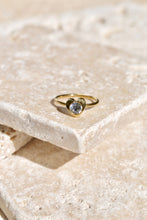 Load image into Gallery viewer, Gold Heart CZ Ring