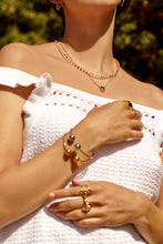 Load image into Gallery viewer, Rainbow Beaded Crystal Necklace