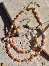 Load image into Gallery viewer, Star Shell Bead Pearl Necklace