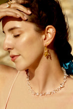 Load image into Gallery viewer, Natural White Crystal Beaded Necklace