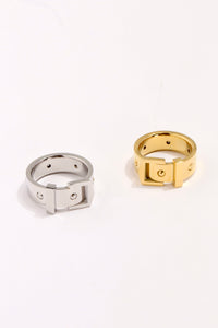 Buckle Band Rings