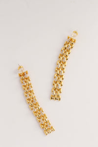 CZ Chain Earrings