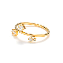 Load image into Gallery viewer, Starlit Trio Dangle Ring
