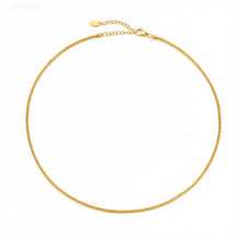 Load image into Gallery viewer, Gold Cauliflower Chain Necklace with a modern textured woven chain, creating a brilliant high-shine finish for effortless solo or layered styling.
