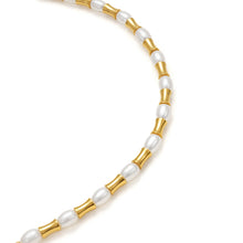 Load image into Gallery viewer, Bamboo Glow Freshwater Pearl Bracelet

