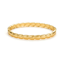 Load image into Gallery viewer, sculptural Capsule Hinged Bangle
