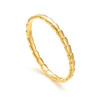 Load image into Gallery viewer, sculptural Capsule Hinged Bangle
