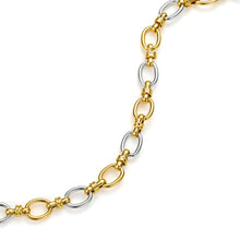 Load image into Gallery viewer, Two-Tone Oval Harmony Link Bracelet
