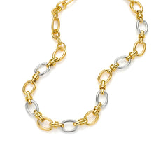 Load image into Gallery viewer, Two-Tone Oval Harmony Link Bracelet
