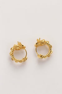 Golden Dragon Hoops