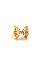 Load image into Gallery viewer, Gold Butterfly Ring
