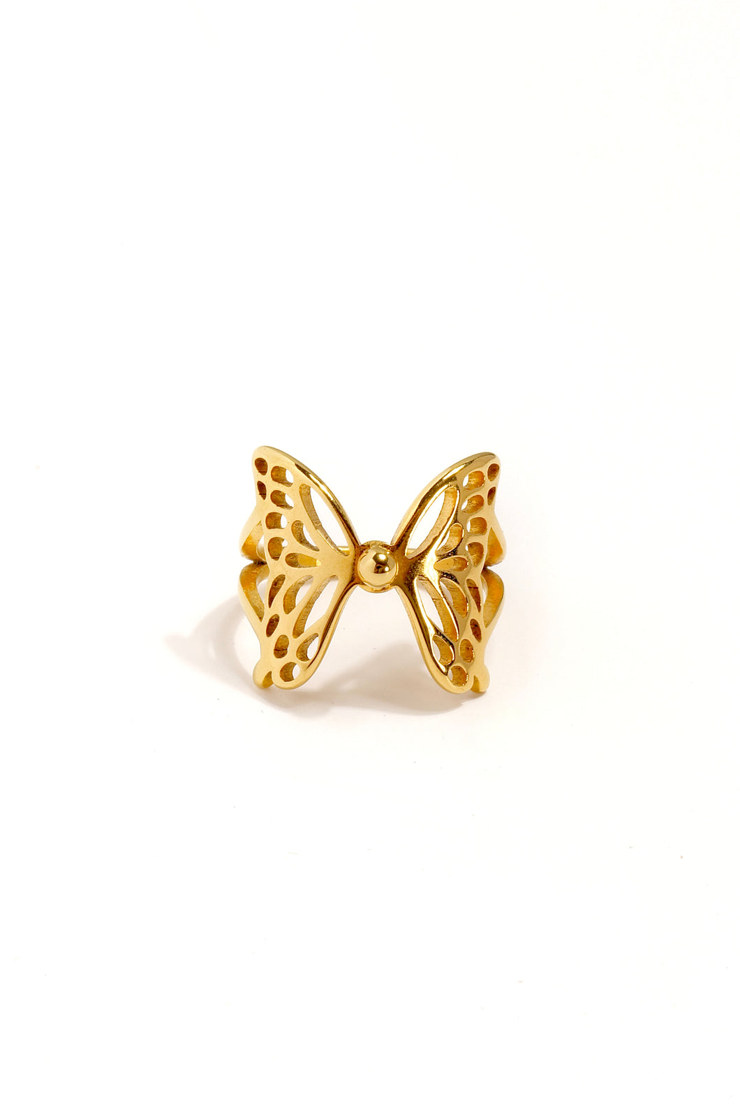 Gold Butterfly Ring