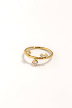 Load image into Gallery viewer, Golden Sparkle Trio Ring
