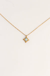 Golden Opal Elegance Necklace