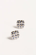 Load image into Gallery viewer, Square Cookie Shape CZ Earrings
