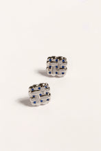 Load image into Gallery viewer, Square Cookie Shape CZ Earrings
