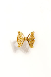 Gold Butterfly Ring