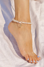 Load image into Gallery viewer, Natural Crystal Freshwater Pearl Anklet
