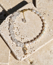 Load image into Gallery viewer, Natural Crystal Freshwater Pearl Anklet
